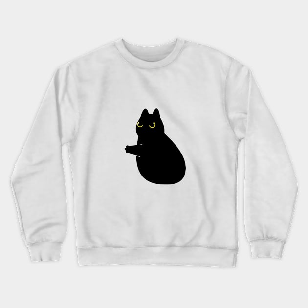 cat scissors Crewneck Sweatshirt by gabiru-san